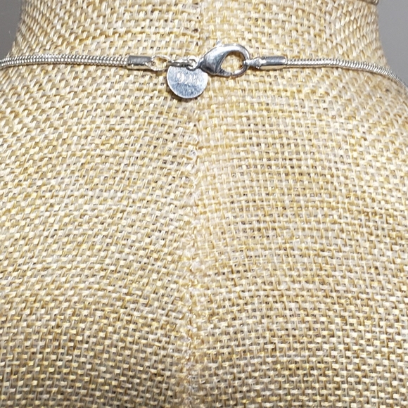 Turquoise necklace, 925 silver copper turquoise diopside chrome pendant necklace - Picture 11 of 13